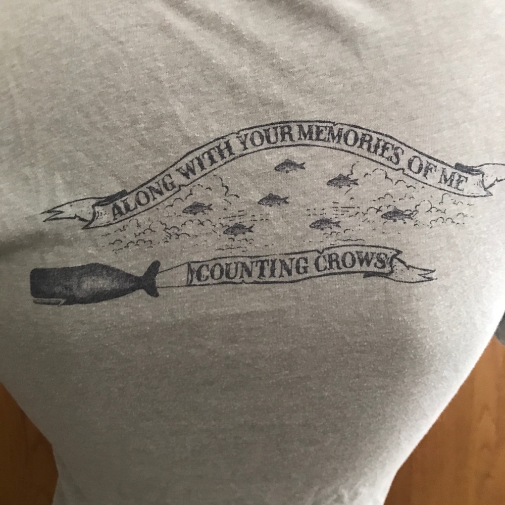 Next Level Apparel Light Gray Whale Graphic Short Sleeve Tee - Picture 10 of 11